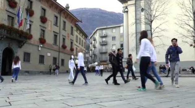 Flashmob "Say NO TO VIOLENCE against women" (Sondrio, Italy)