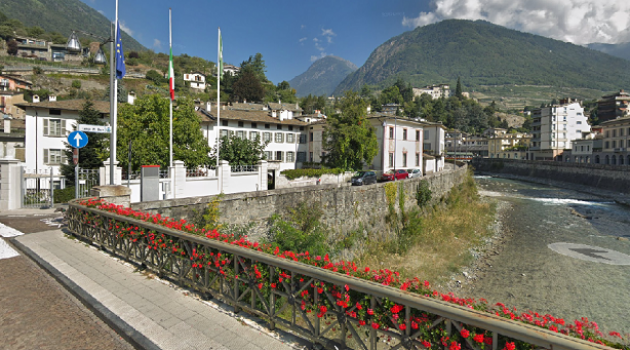 Il prestigioso Palazzo sede del BIM Adda nel Centro Storico di Sondrio