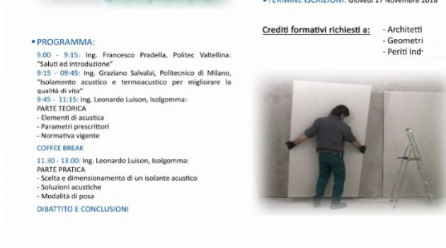 Ci stanno pensando gli architetti con un seminario