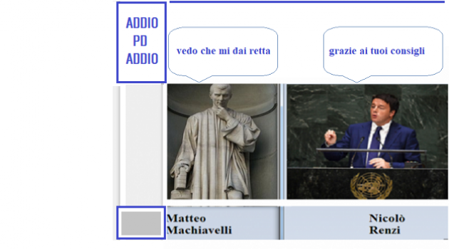 Intesa machiavellica fra illustri fiorentini tanto da scambiarsi perfino i nomi