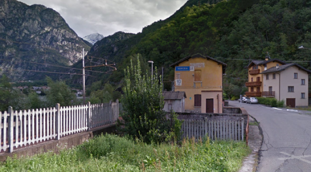 Stazione di Verveia sulla Colico-Chiavenna